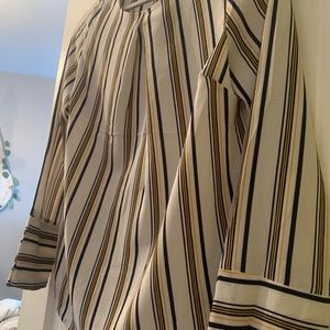 Monteau Multi-striped blouse